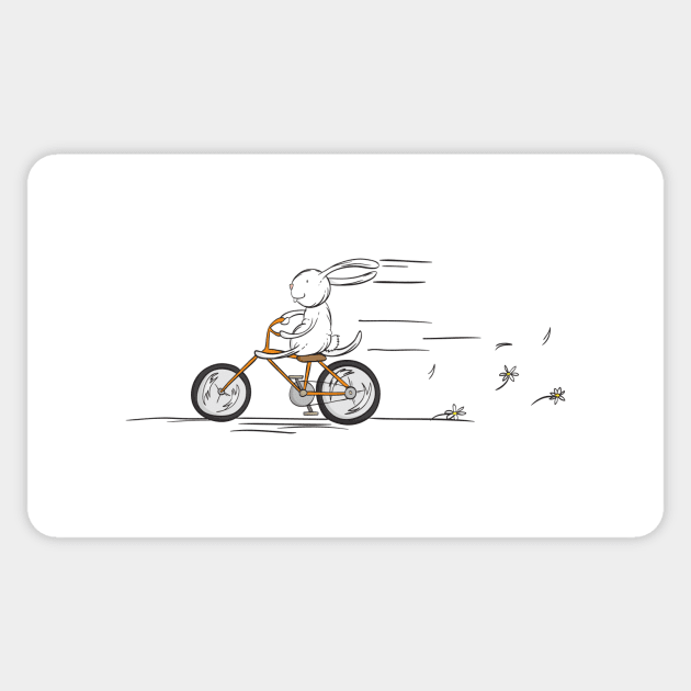 Bunny bike Sticker by Namarqueza